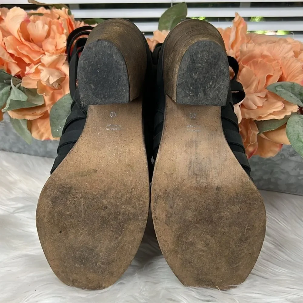Free People Hybrid Heel Boot Black Size 40 - Picture 8 of 9